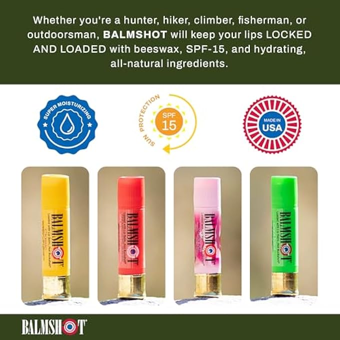 BALMSHOT LIP BALM 4 PACK - Image 3
